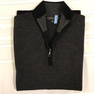 Brooks Brothers Quarter-Zip Sweater XL